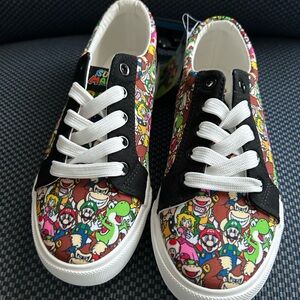 Nintendo Kids Sneakers - Black, White, Multicolor